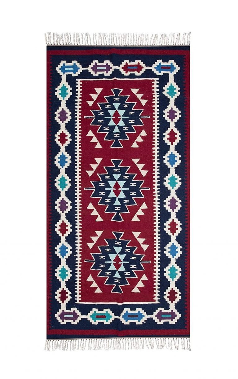 Oriental Flatweave KILIM Rug wool 100*200 cm