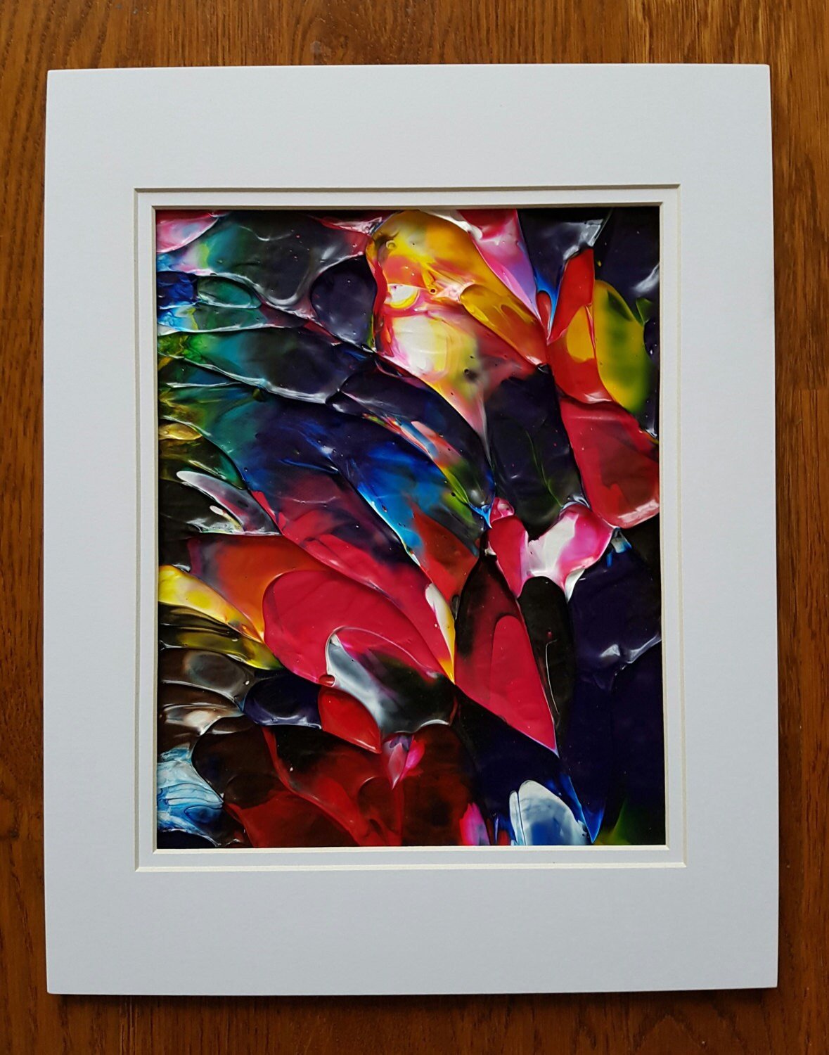 Abstract Garden of Flowers Original Acrylic Painting