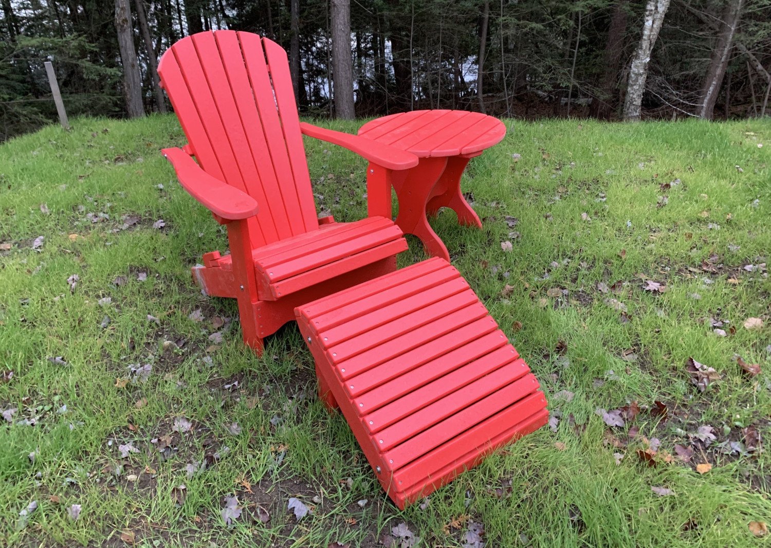 Poly-Luxe Recycled Plastic Royal Single Patio Set