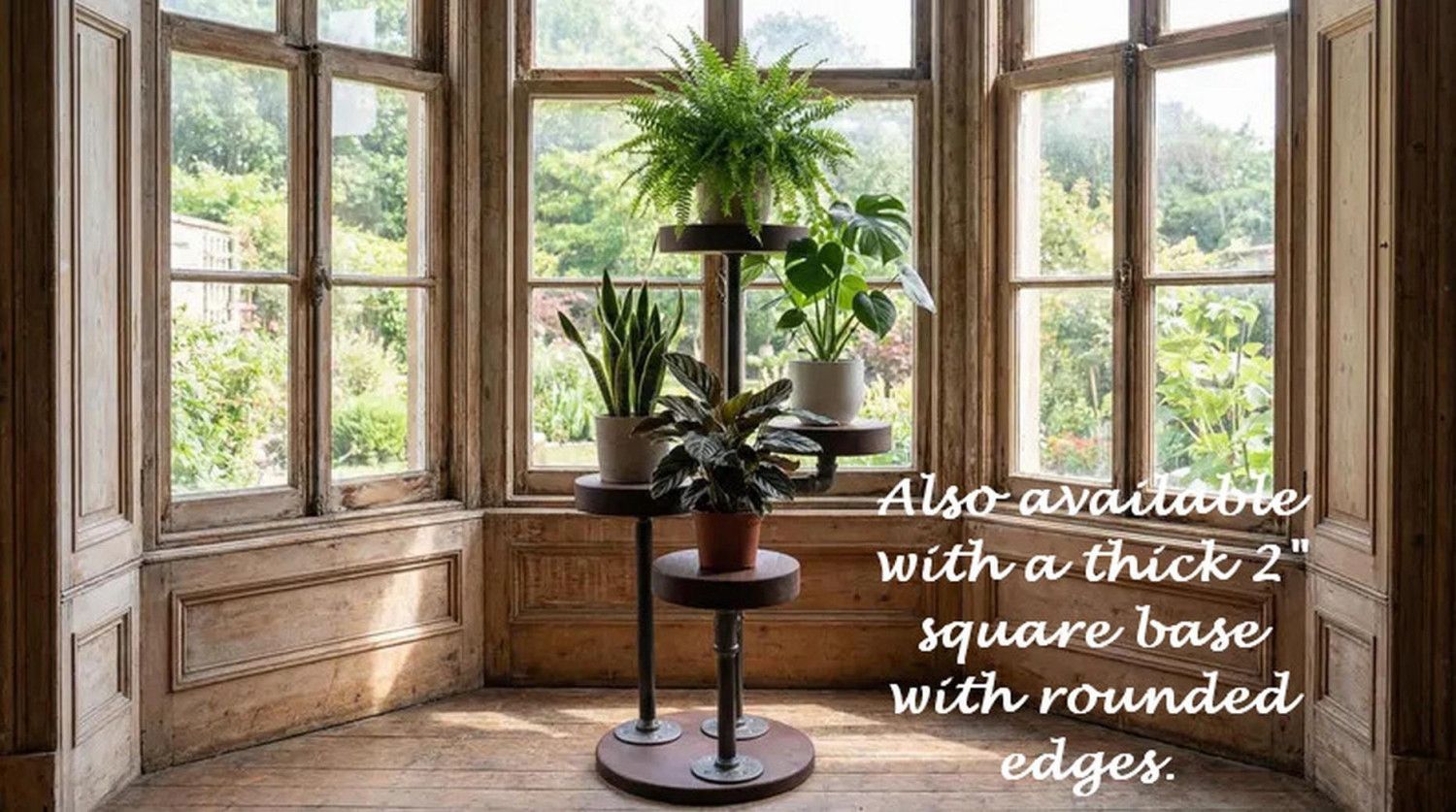 4 Tier round base Freestanding Plant Holder