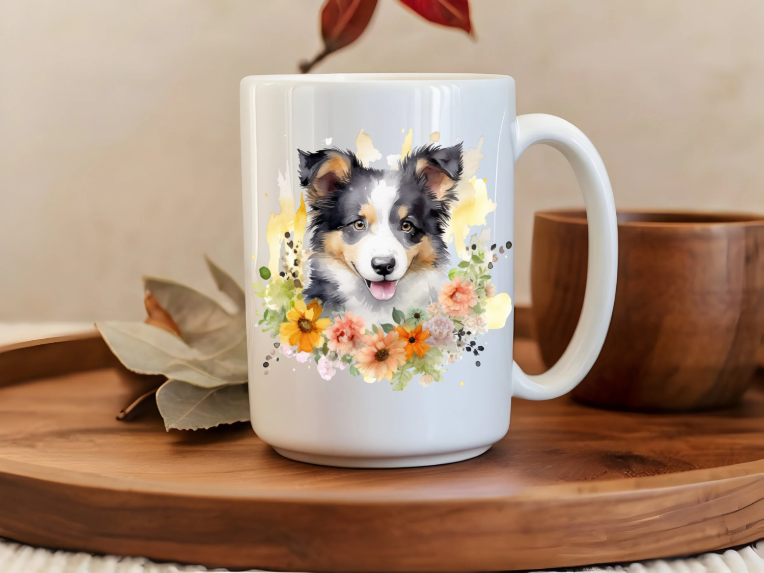 Collie dog 15oz Mug