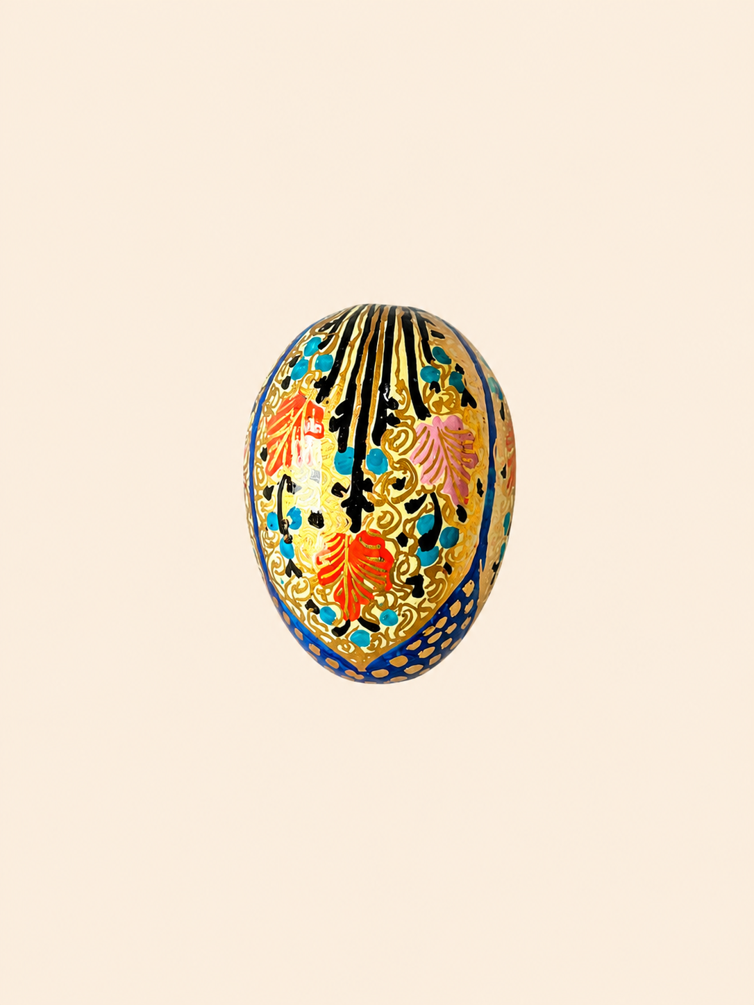 Kashmiri Paper Mache Christmas Egg