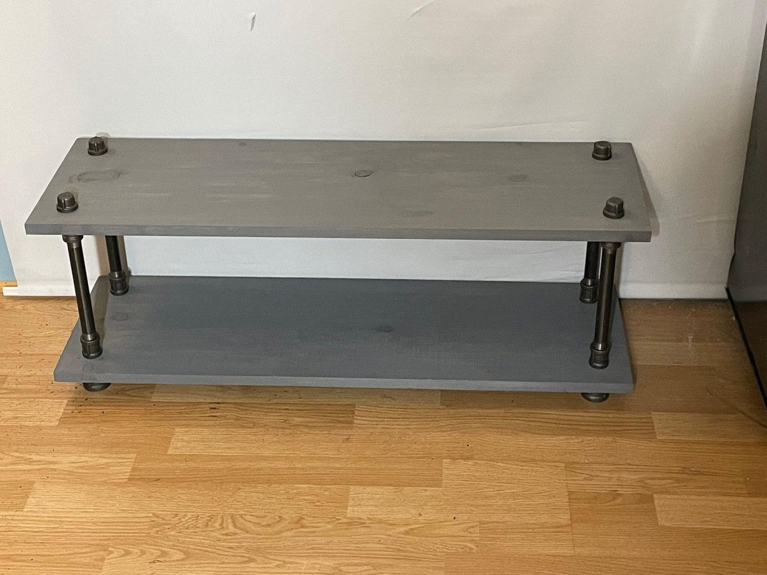 Industrial Pipe Coat Rack – 6ft Tall, Painted Finish