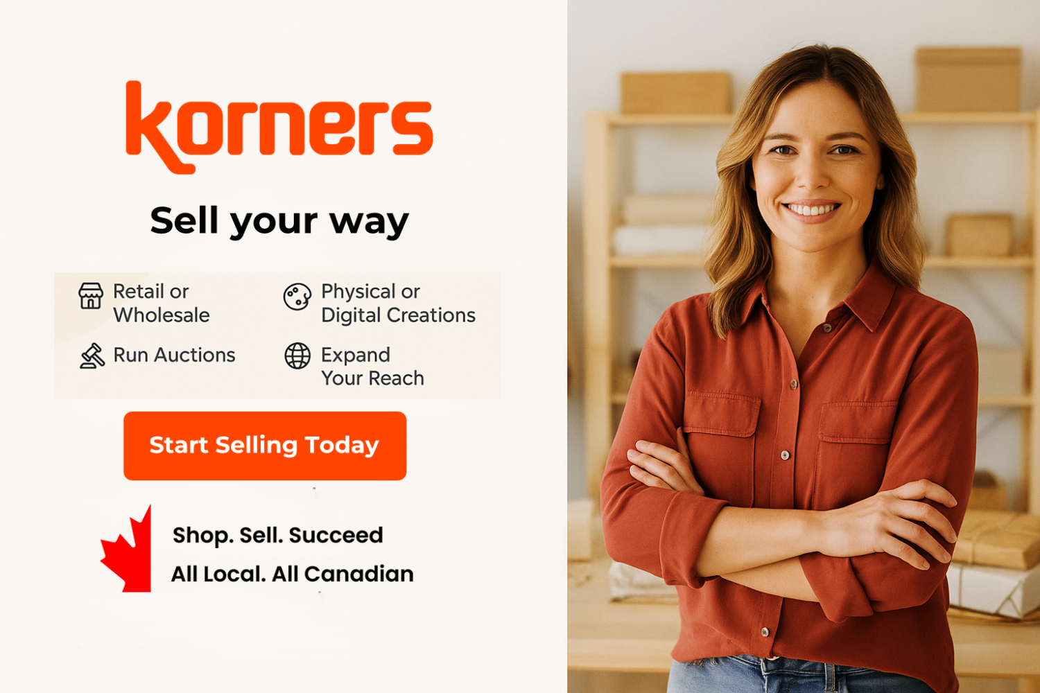 Korners Marketplace promo