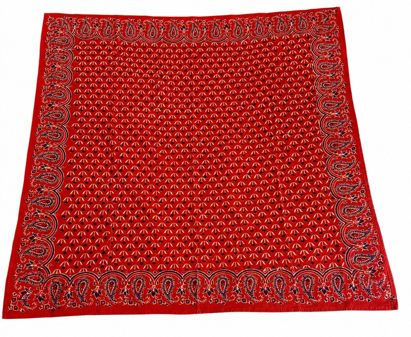 Hand block printed Cotton Table Cloth