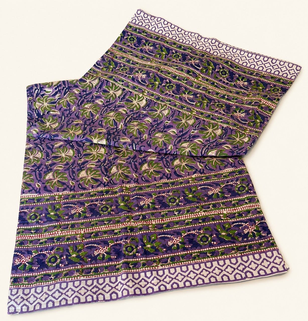 Hand block printed CottonTable Cloth
