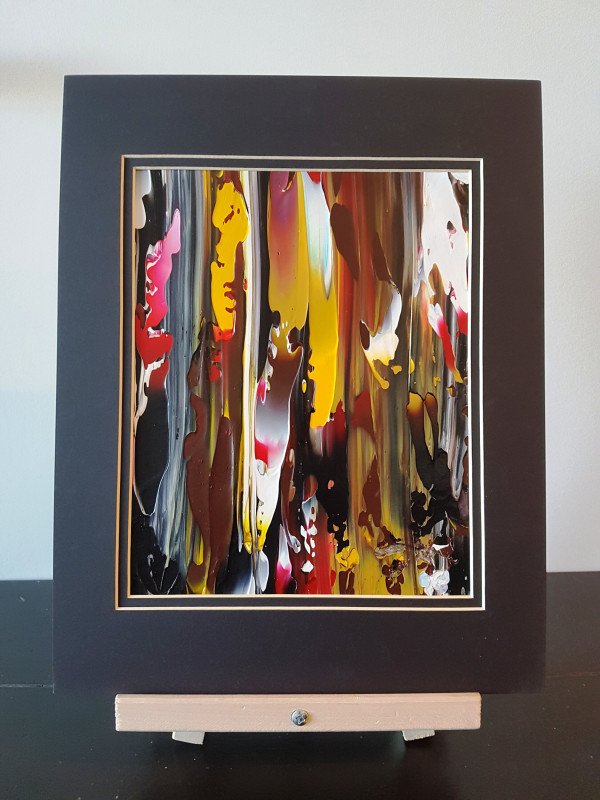 Autumn Night Acrylic Abstract Original Painting