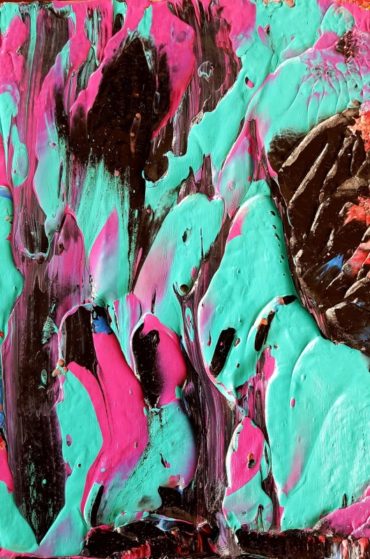 Retro 1980's Acrylic Painting