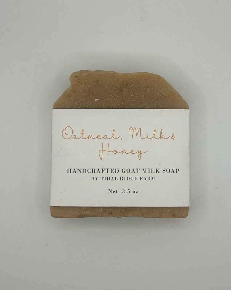 Handcrafted Goat Milk Soap - Oatmeal, Milk & Honey