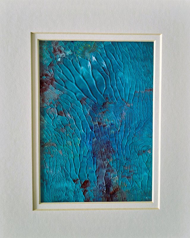 Distance Ocean Shadow Original Acrylic Painting