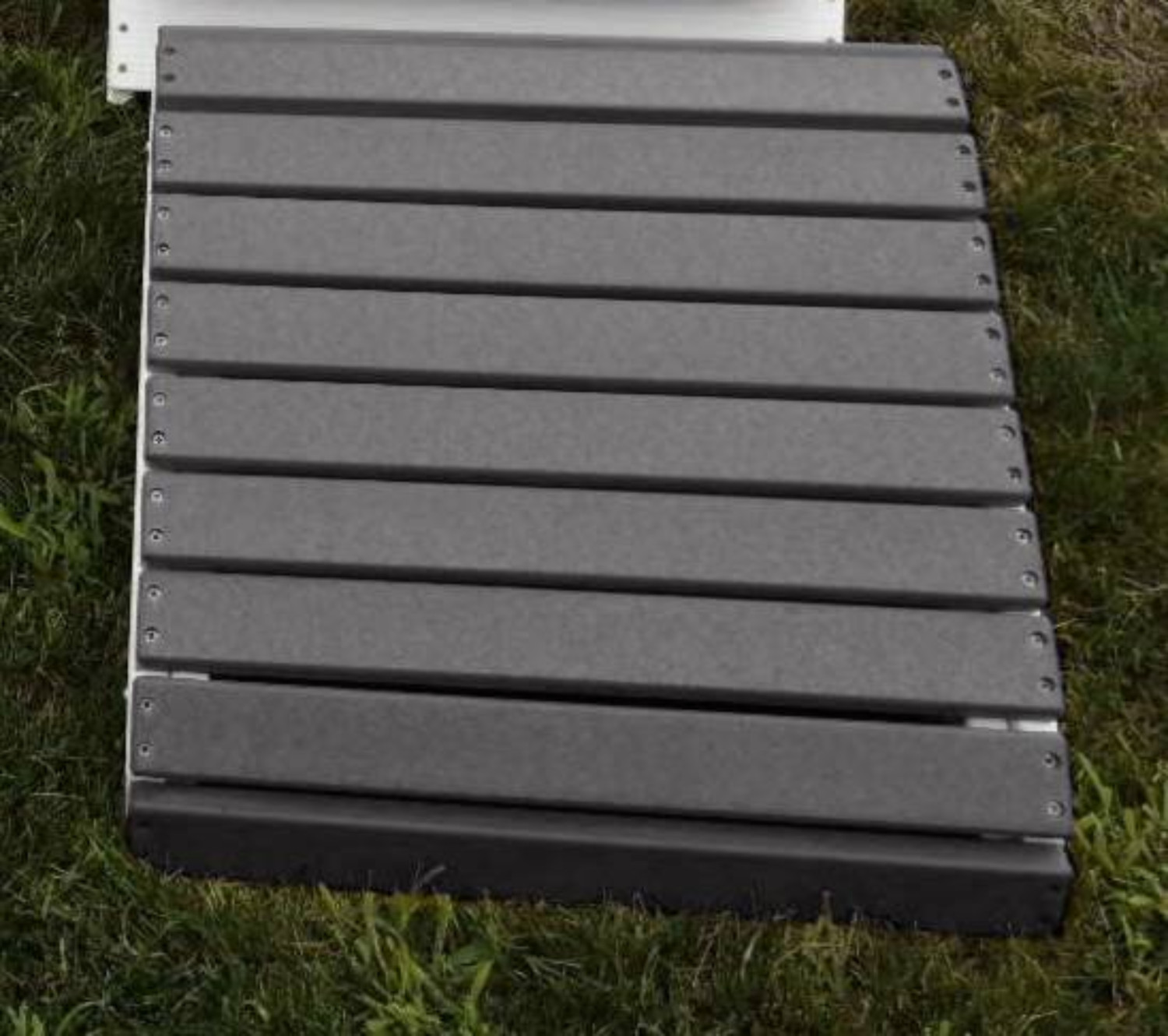 Poly-Luxe Recycled Plastic Royal 2-Position Ottoman