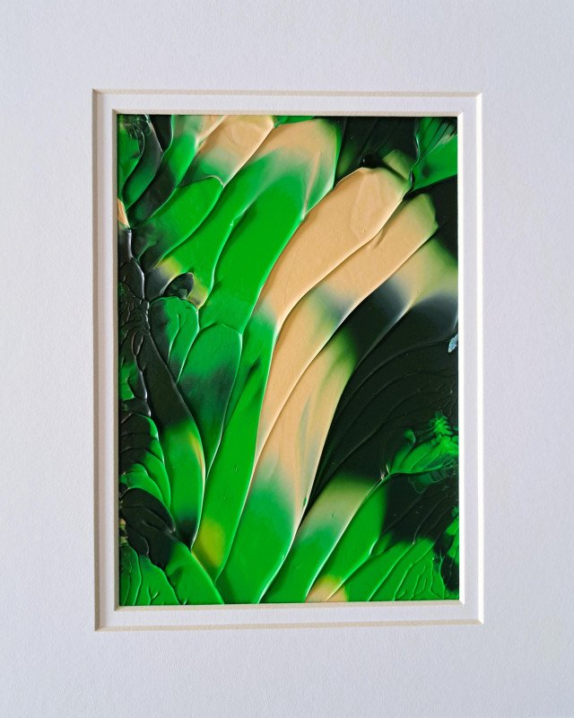 Forest in Abstract Acrylic Original Painting by Ryan O'Neill
