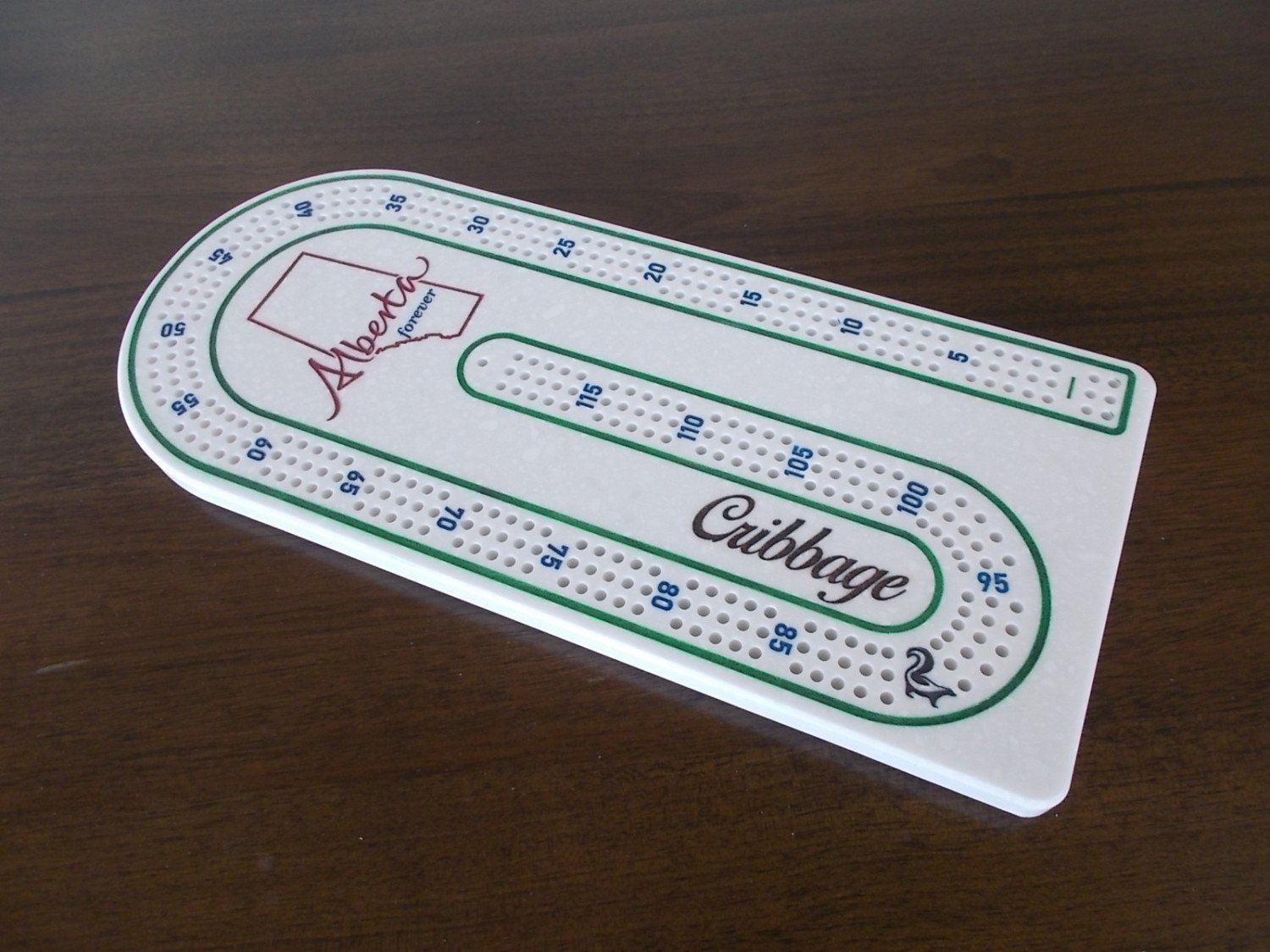 Alberta Forever Cribbage Board