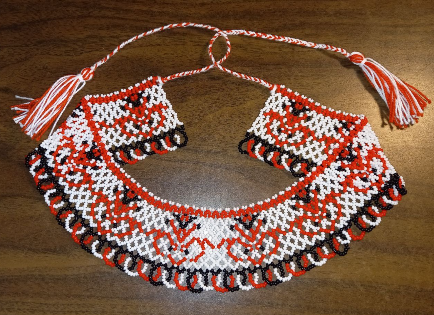 Sylianka Necklace with Traditional Kharkiv Embroidery Motifs