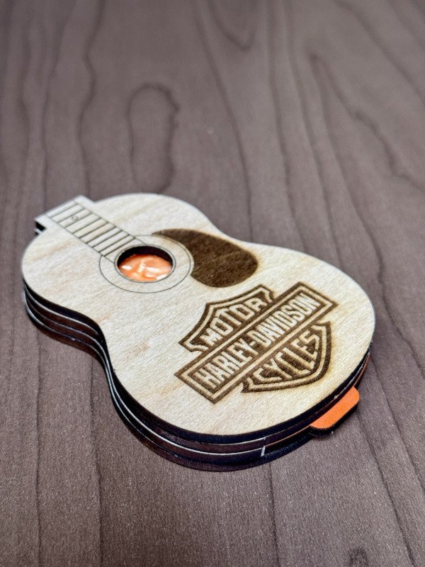 Guitar Pick Holder - Harley Davidson