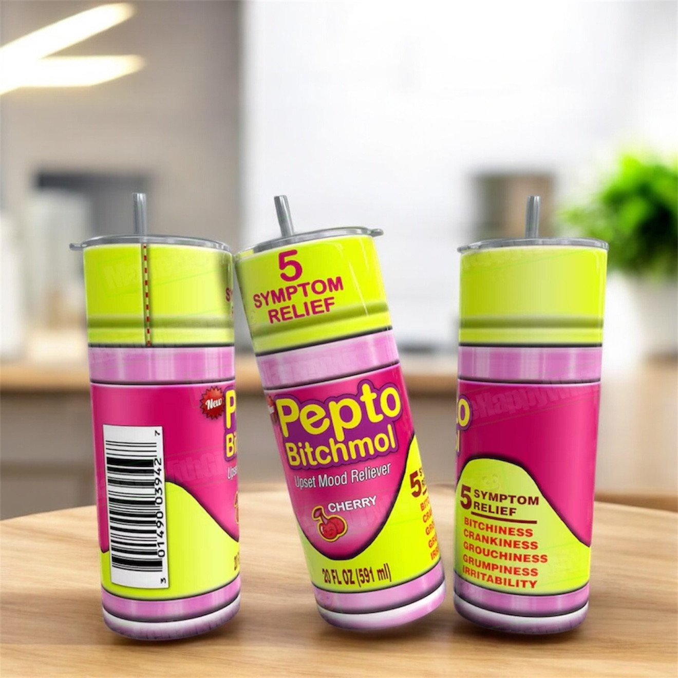 Pepto Bitchmol funny sarcastic 20oz Tumbler