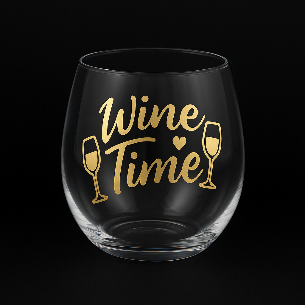 Wine Glass – “Wine Time”