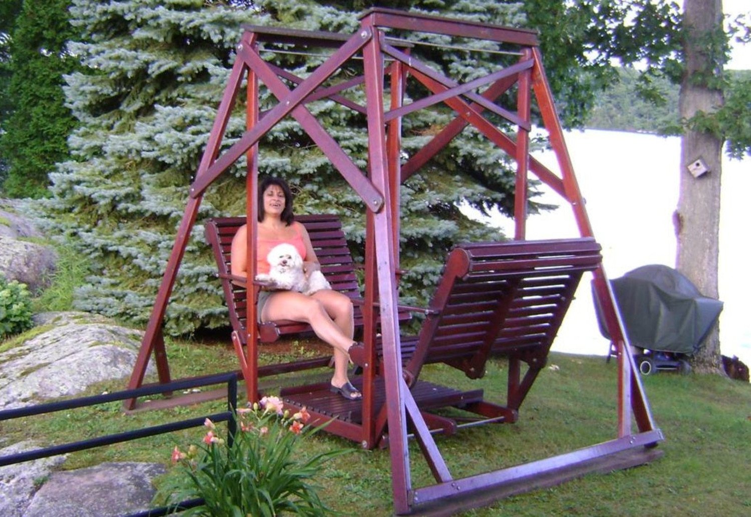 Poly-Luxe Recycled Plastic Classic Garden Swing