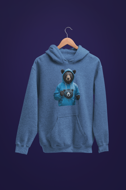Cool Bear Graphic Hoodie