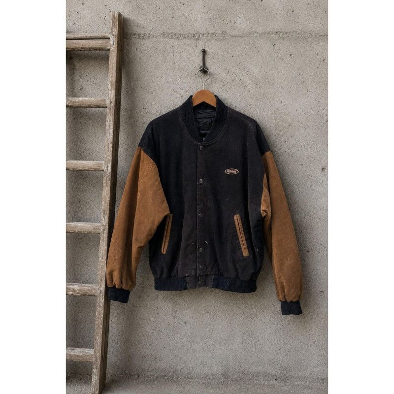 Vintage Peterbilt Team Texx Canada Varsity Jacket XL Grunge Workwear Streetwear