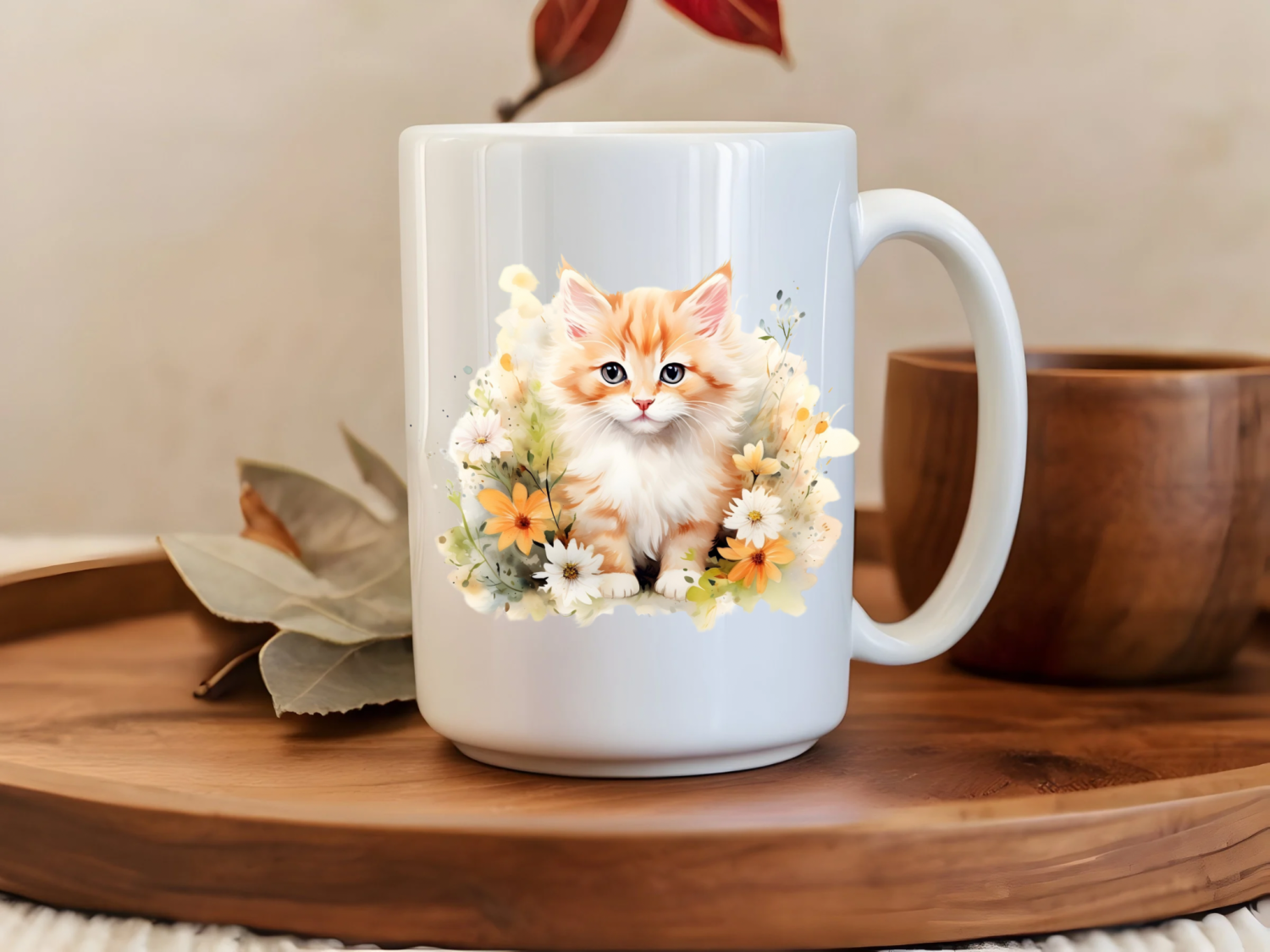 Orange cat 15oz Mug