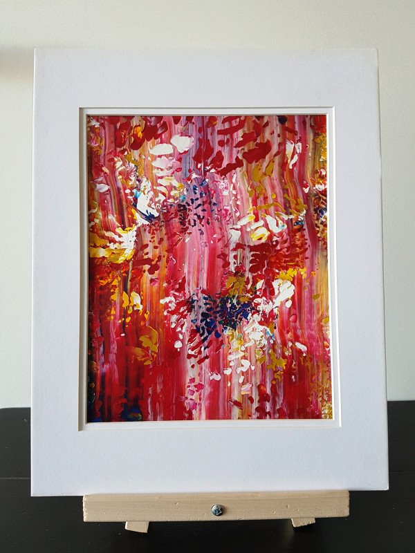 Garden Colors Original Abstract Acrylic Painting