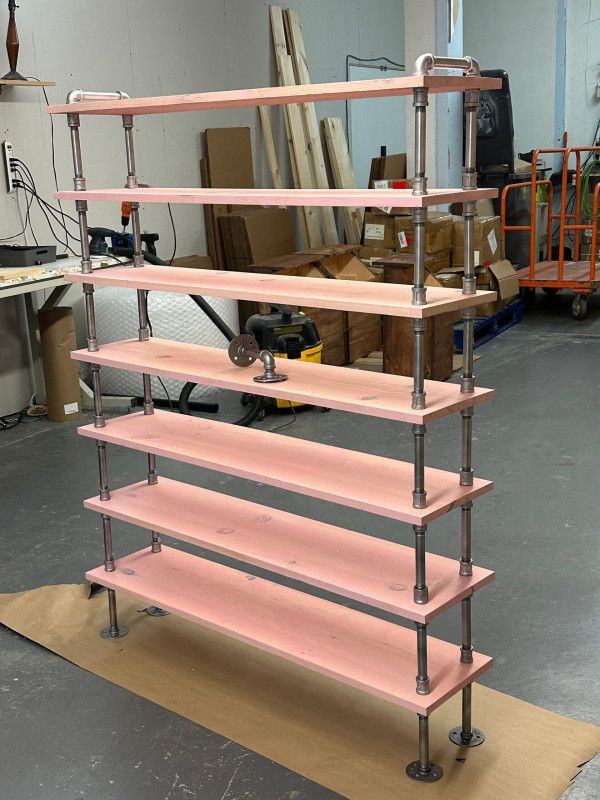 industrial style shoe rack – Shoe Rack – Entryway organizer – Shoe Storage