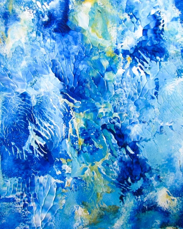 Raging Sea Original Acrylic Abstract Painting