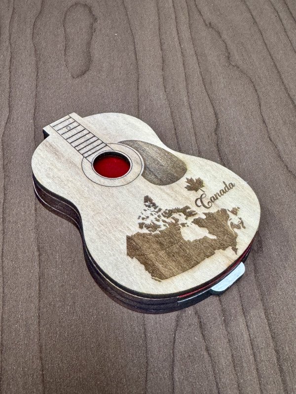 Guitar Pick Holder - Canada Map V1