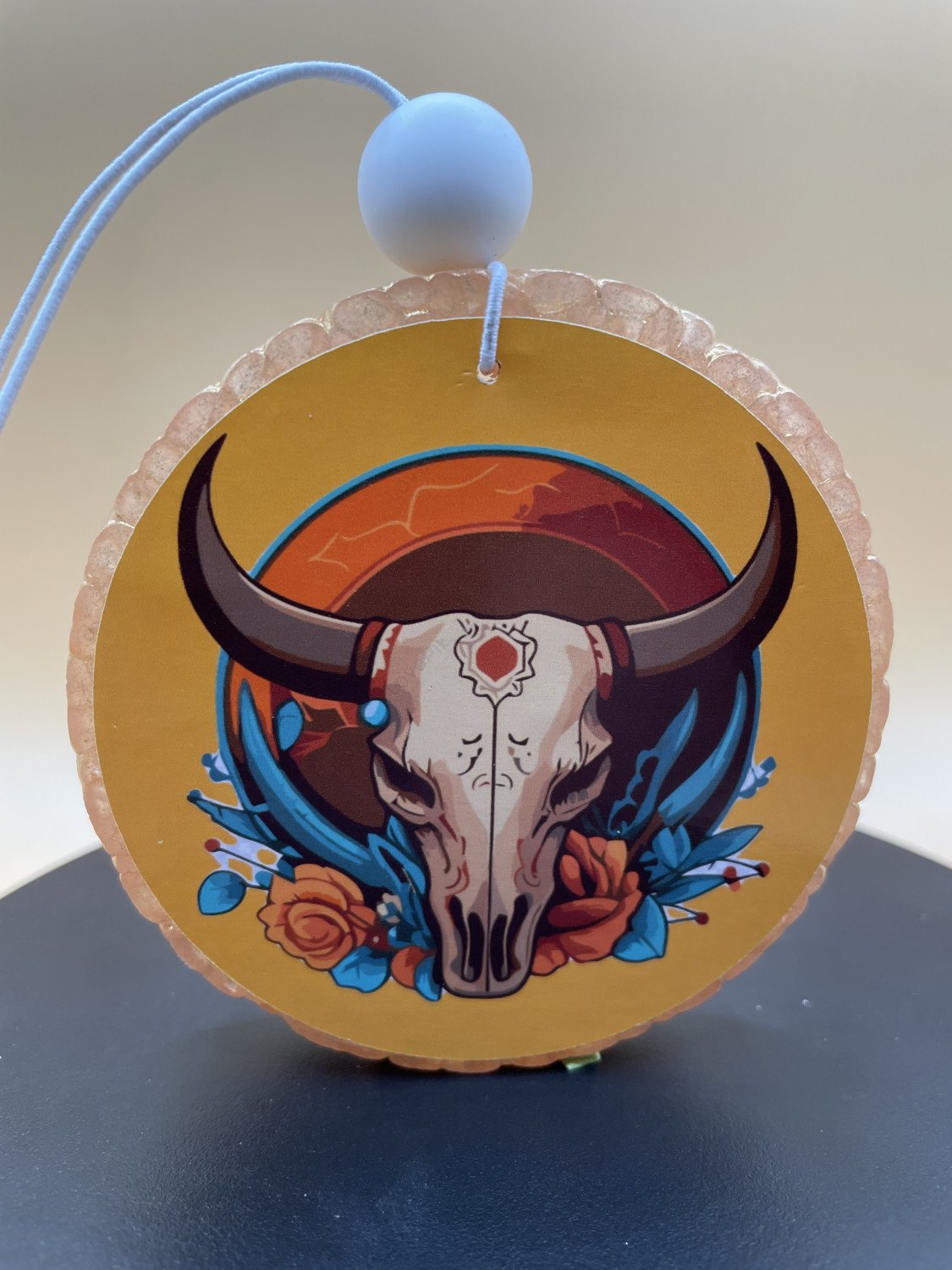 Bull Skull Car Freshie