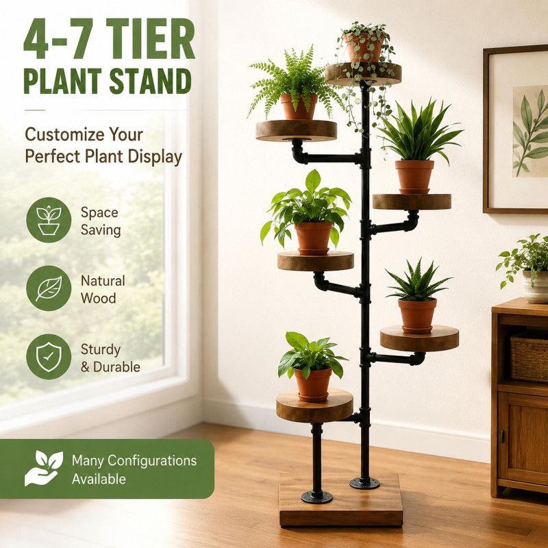 Plant Stand, 5-7 tiers available