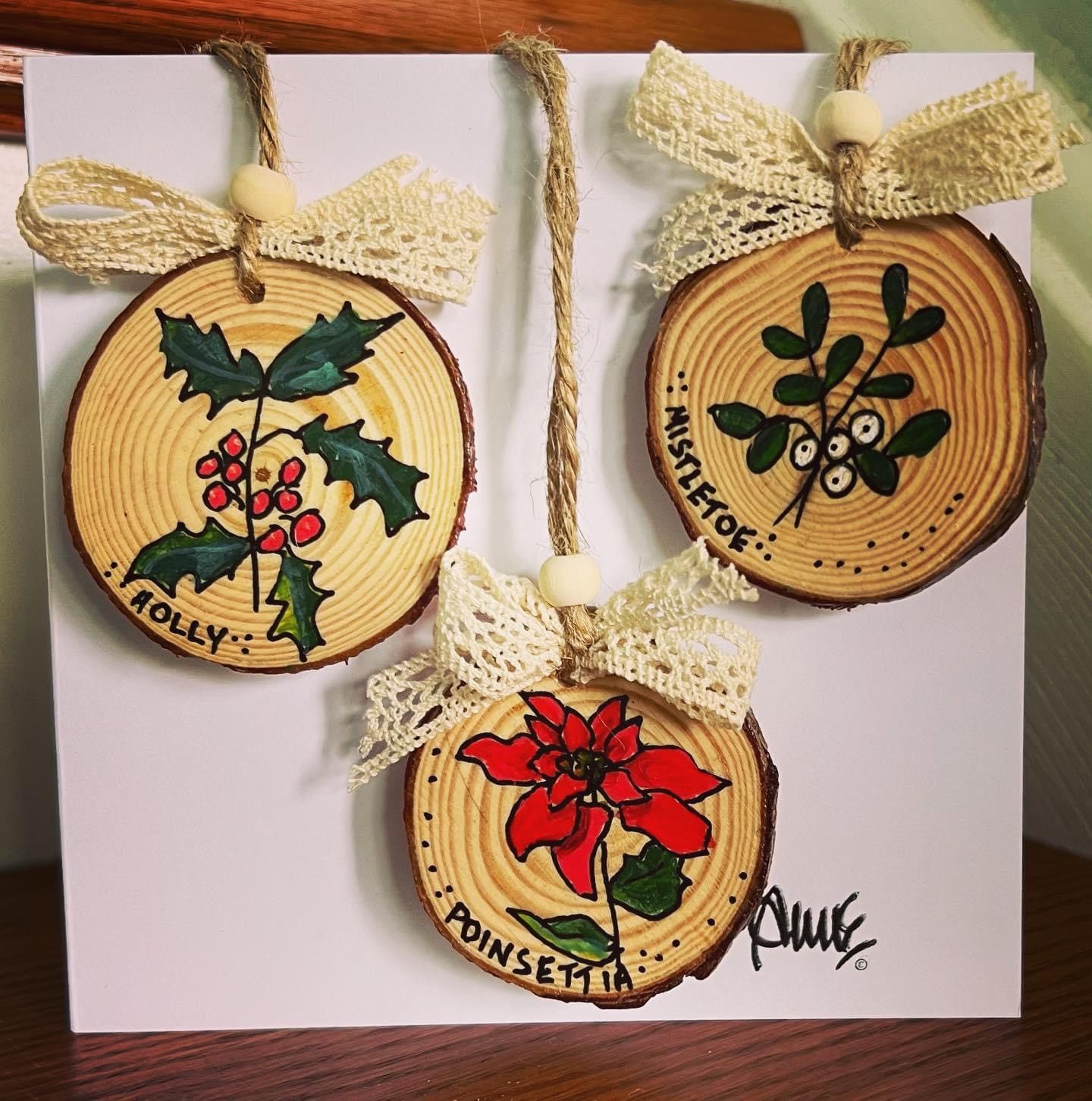 Christmas Botanical Trio