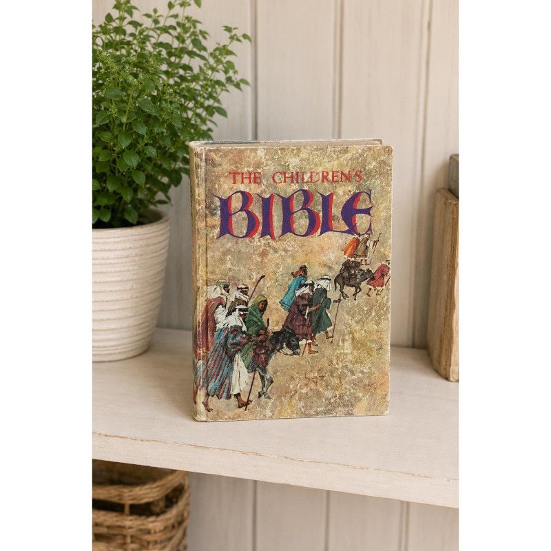 Vintage 65 Golden Press Childrens Bible Illustrated Hardcover Bible Stories Book