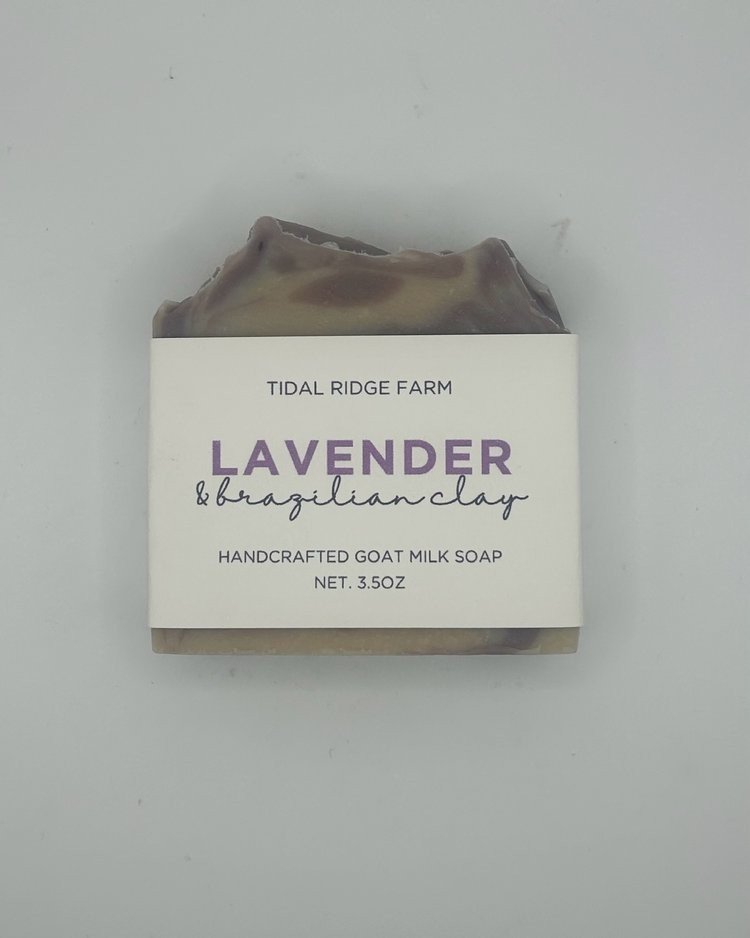 Handcrafted Goat Milk Soap - Lavender & Brazilian Clay