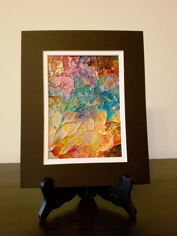 Golden Garden Abstract Original Painting