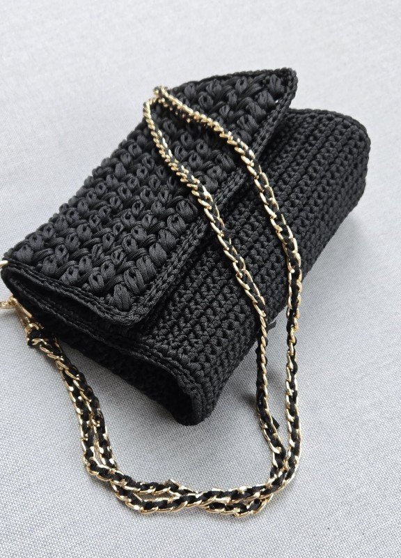 Small evening handbag / Handmade stunning bag / Puff stitch bag / Marshmallow handbag