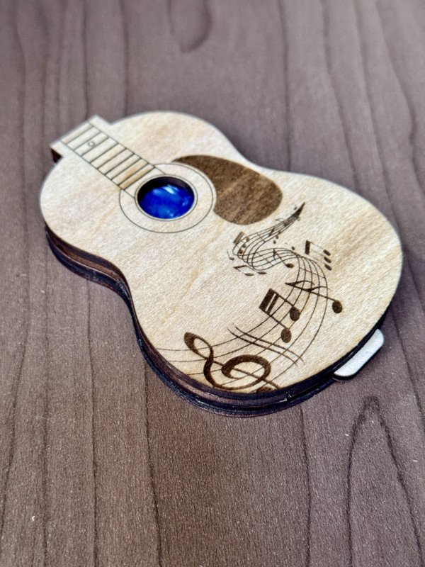 Guitar Pick Holder - Music Note V5