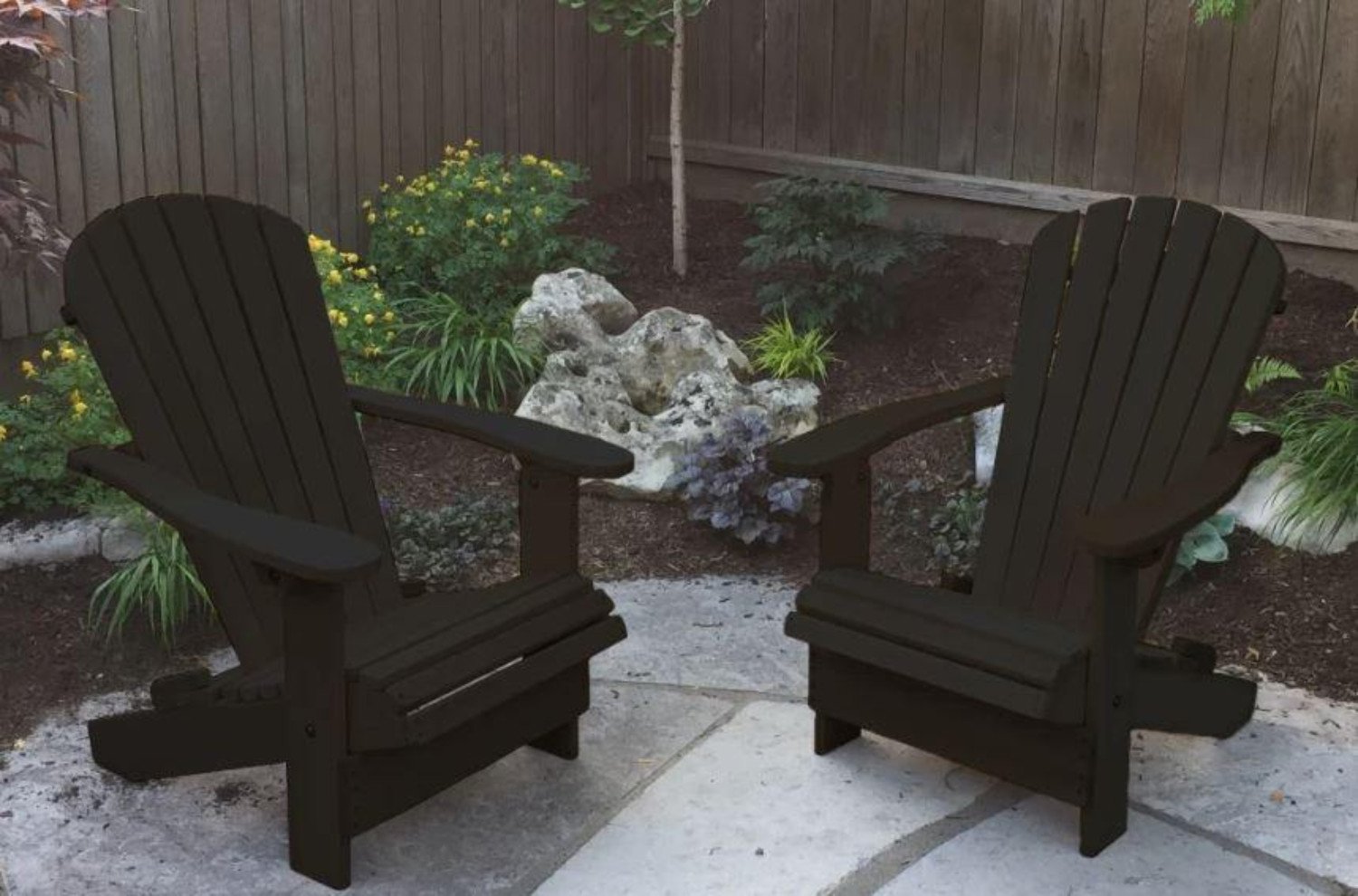 Poly-Luxe Recycled Plastic Classic Adirondack Chair