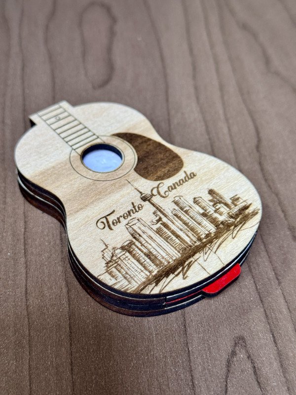 Guitar Pick Holder "Toronto Canada" V1