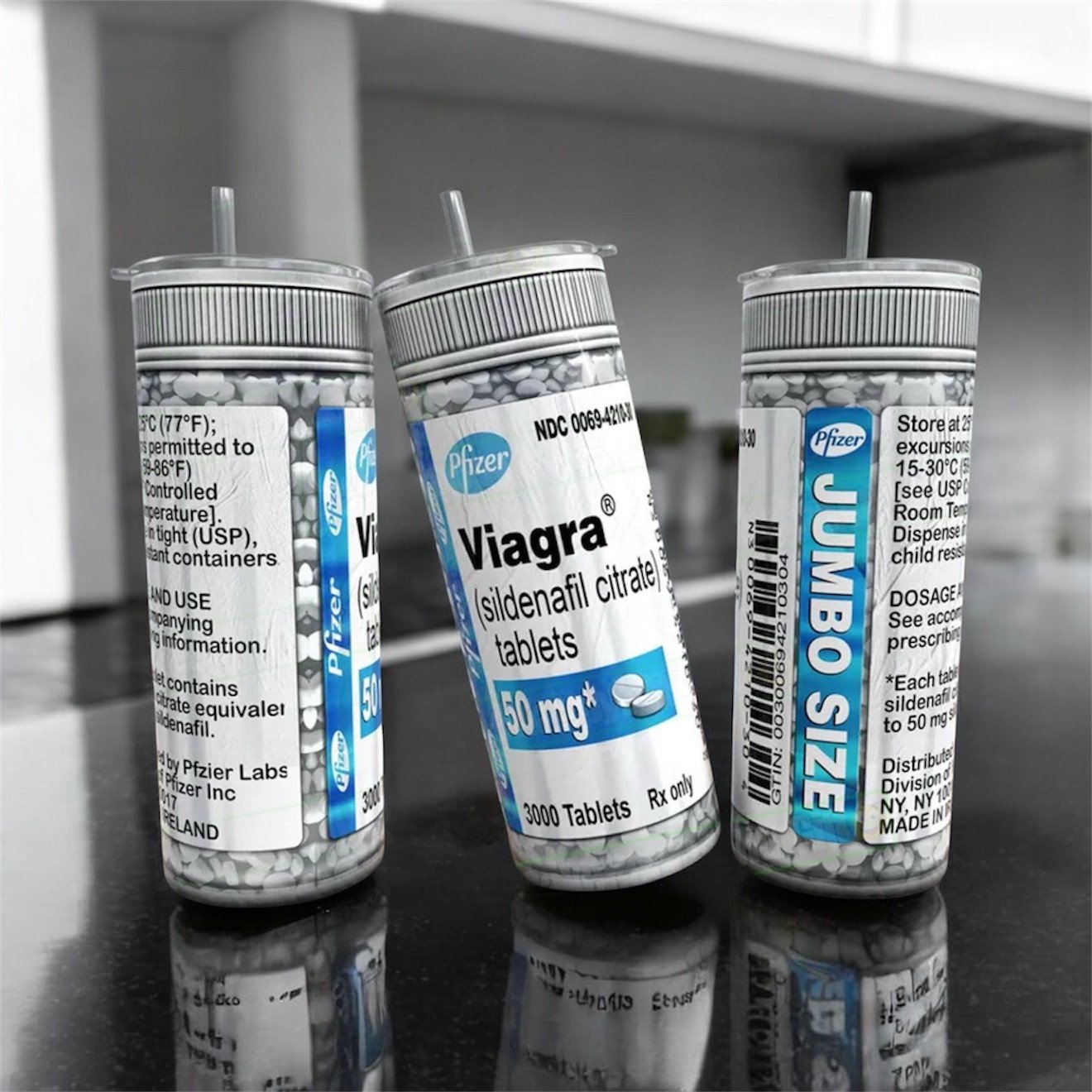 Viagra pills funny 20oz tumbler