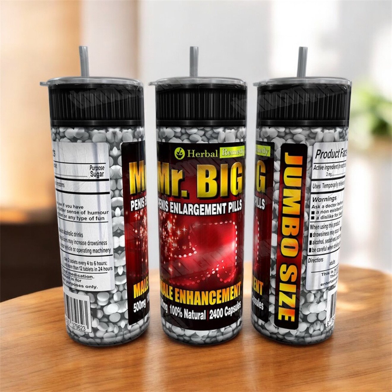 Adult humour Mr Big pills 20oz Tumbler