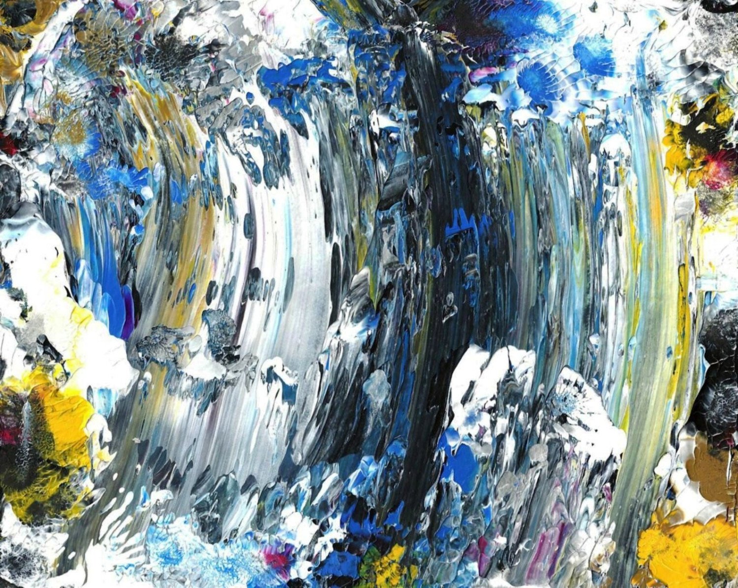 Big Wave is an original abstract acrylic painting