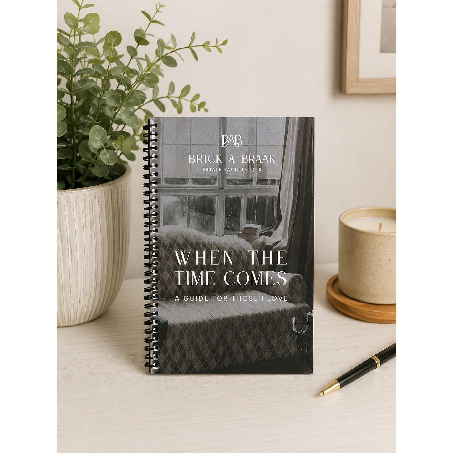 Estate Planning Workbook Spiral Bound | End of Life Planner | Legacy Organizer | Executor Guide | Canadian