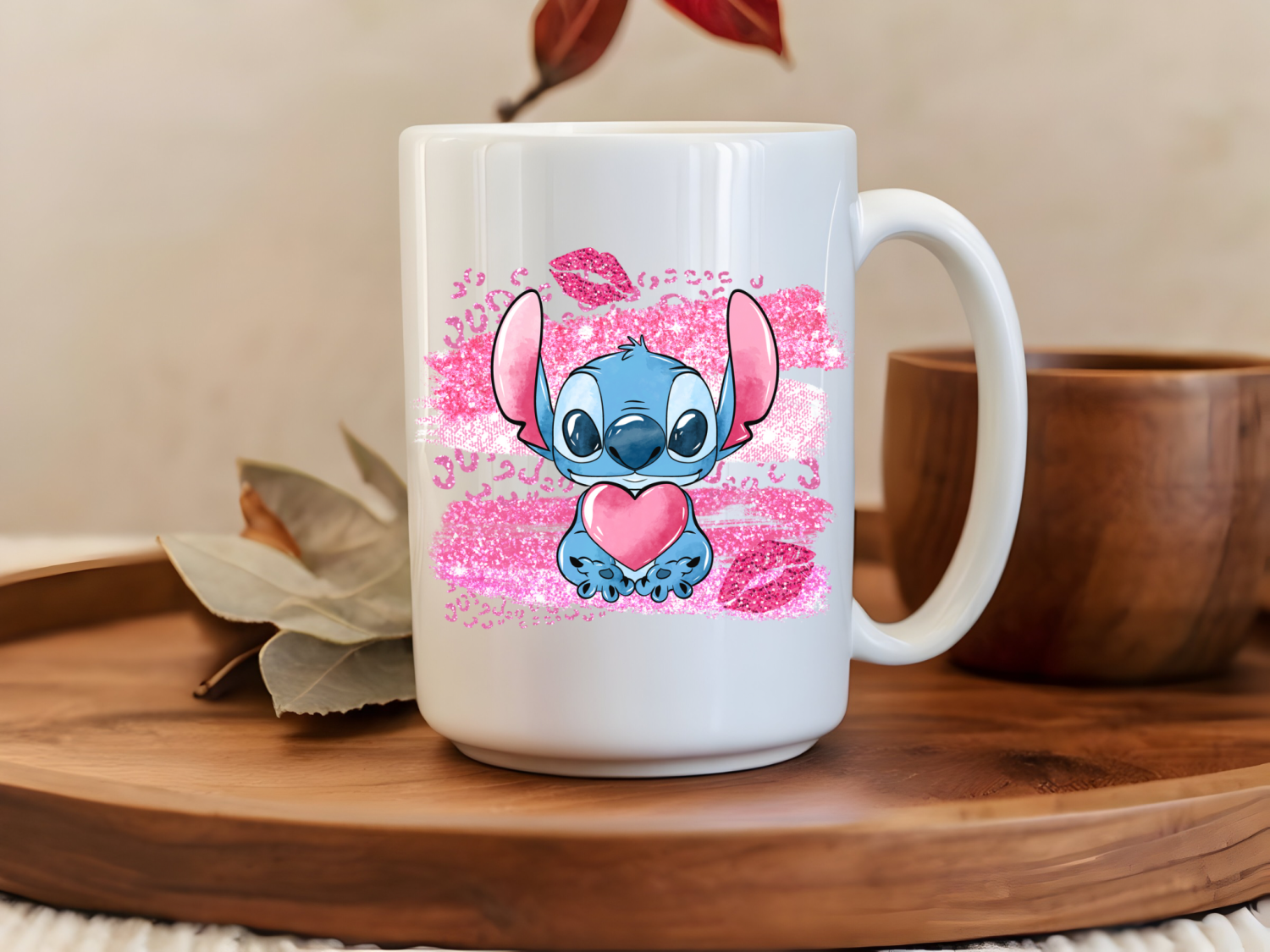 Stitch Heart 15oz Mug
