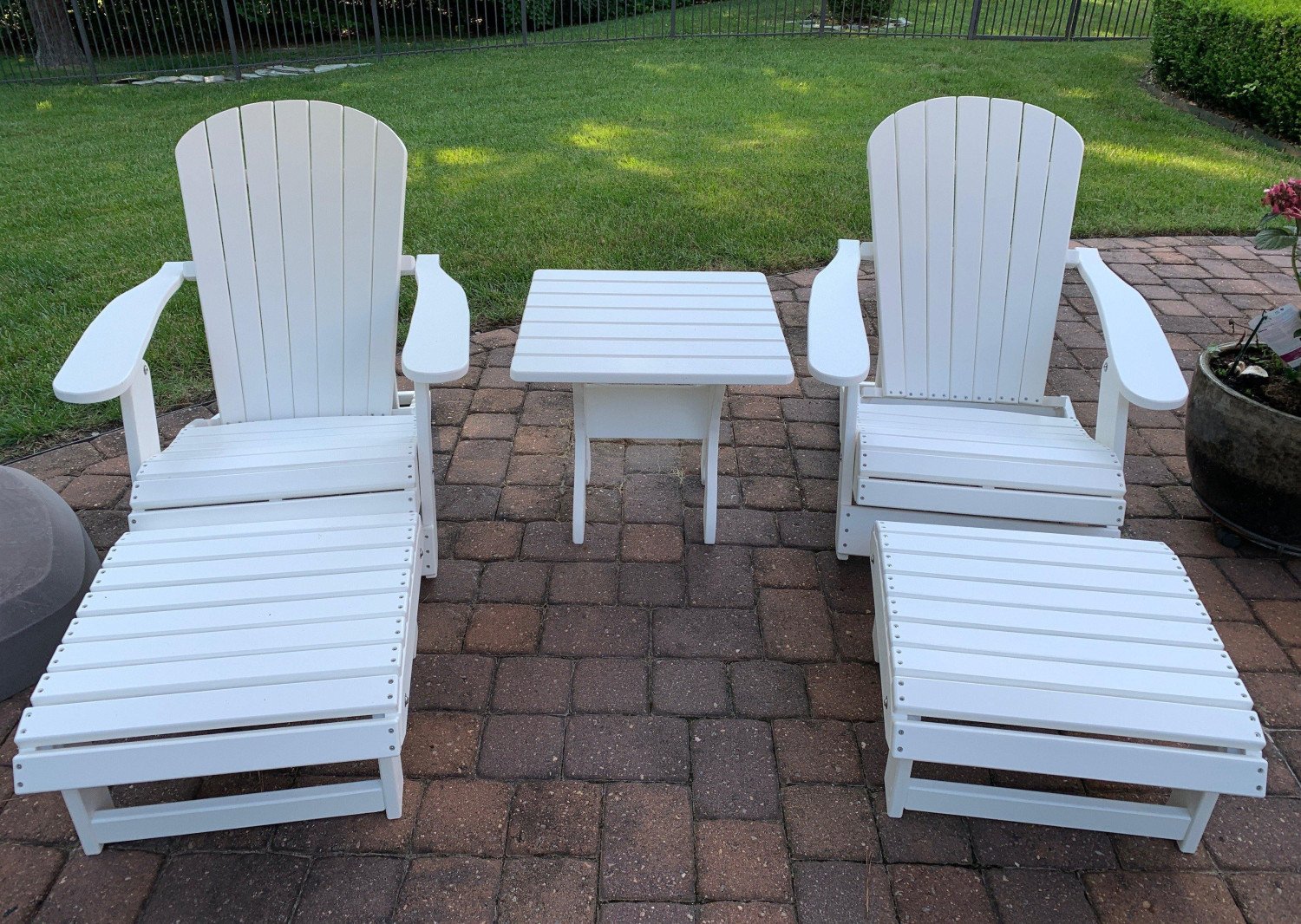 Poly-Luxe Recycled Plastic Square Side Table