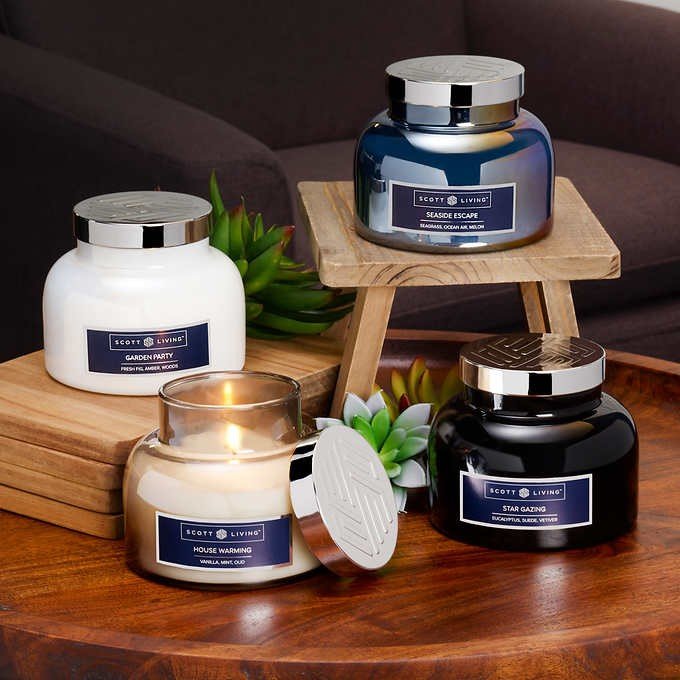 Scott Living 18 oz. Scented Candle Set, 4-piece