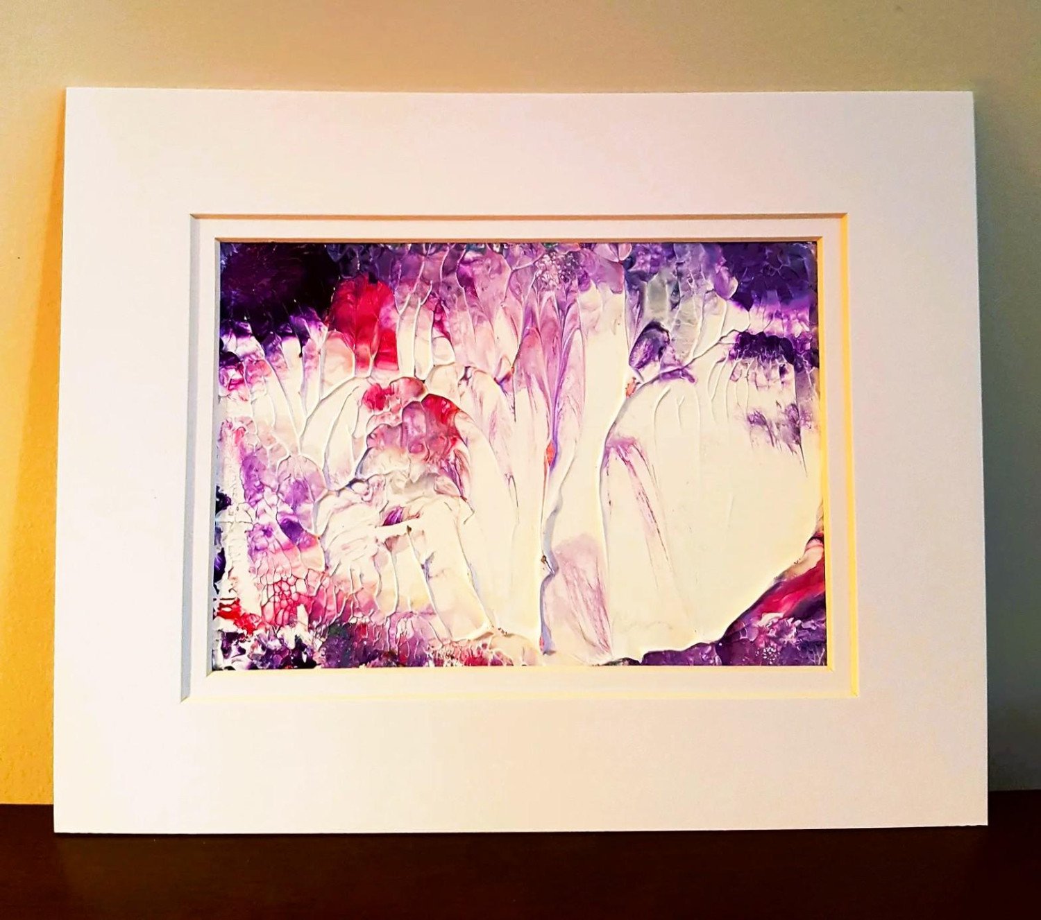 Purple Cloud Abstract Original Acrylic Painting
