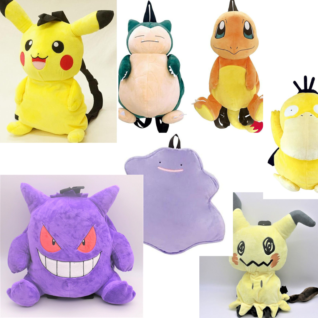 PRE-ORDER Pokemon Plush Backpack Cappy (New) 1