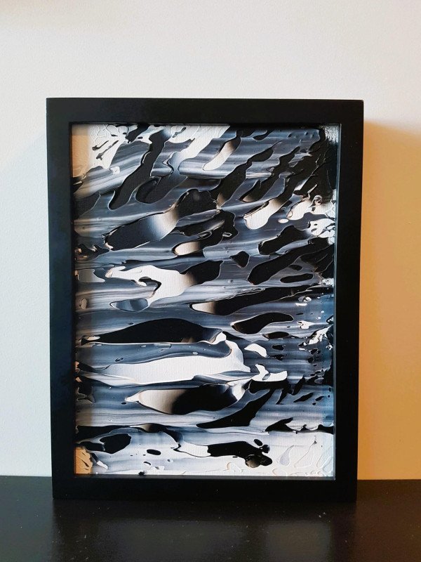 Frozen Night Acrylic Original Painting