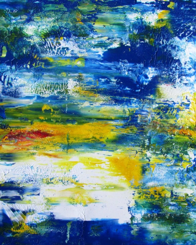 Reflections an Original Fine Art Abstract Acrylic Painting by Ryan O'Neill